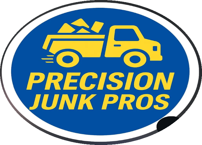 Precision Junk Pros badge logo